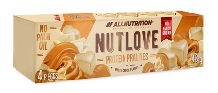 Allnutrition Nutlove Praliny orzechowe w białej czekoladzie z masłem orzechowym 48g