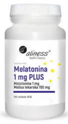 Aliness Melatonina 1mg PLUS  100 tabletek 