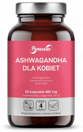 Panaseus Ashwagandha dla kobiet 50 kapsułek