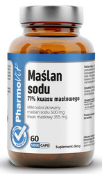 PharmoVit Maślan sodu 71proc kwasu masłowego 60 kapsułek