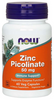 NOW Foods Zinc Picolinate pikolinian cynku 50mg 60 vege kapsułek