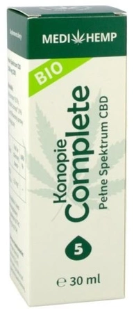 MEDIHEMP Bio olejek z konopi cbd complete 5% 30ml