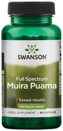 Swanson Full Spectrum Muira Puama Root 90 kapsułek