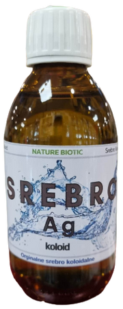 Nature Biotic Srebro Ag koloid 25ppm 200ml