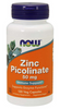 NOW Foods Zinc Picolinate pikolinian cynku 50mg 120 vege kapsułek