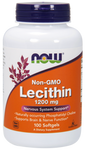 NOW Foods Lecithin Non-GMO lecytyna sojowa 1200mg 100 kapsułek żelowych