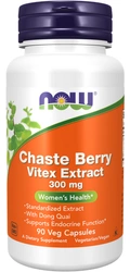 Now Foods Chaste Berry Vitex Extract niepokalanek pospolity 300mg 90 vege kapsułek