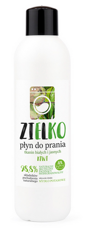 ZIELKO Płyn do prania tkanin białych i jasnych – kiwi 1l