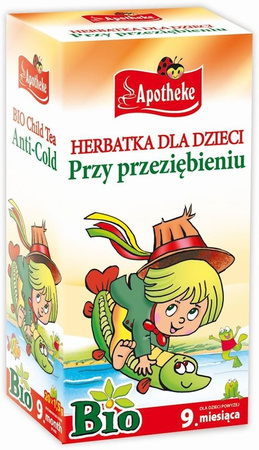 APOTHEKE Herbatka dla dzieci powyżej 9 miesiąca życia Na przeziębienie 1.5g x 20 saszetki