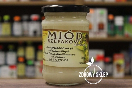 MIÓD RZEPAKOWY nektarowy Polska 380g