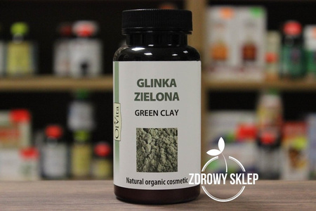 OlVita organiczna GLINKA ZIELONA twarz cera 100g