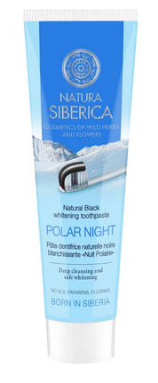 NATURA SIBERICA Pasta do zębów wybielająca czarna Polar Night 100g