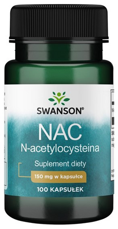 Swanson NAC N-acetylocysteina 150mg 100 kapsułek