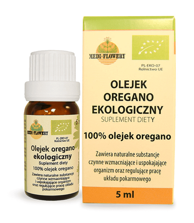 Medi-Flowery Olejek z oregano ekologiczny 100% 5ml