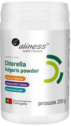 aliness Chlorella Vulgaris proszek 200g