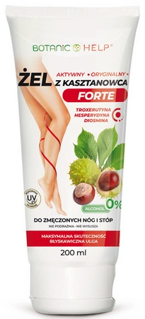 BOTANIC HELP Żel z kasztanowca aktywny forte 200ml