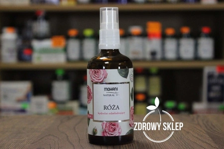 mohani RÓŻA Woda Różana hydrolat odmładzający 100% 100ml