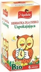 APOTHEKE Herbatka uspokajająca dla dzieci powyżej 6 miesiąca życia 20 x 1.5g saszeteki