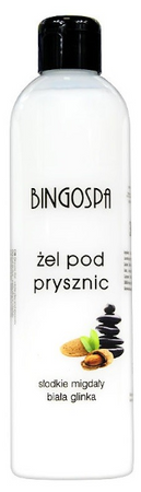 Bingospa żel pod prysznic biała glinka migdały 300ml