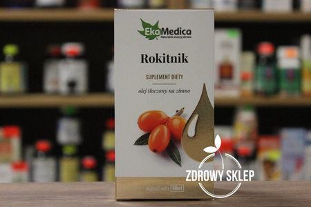 EkaMedica Rokitnik olej z owoców tłoczony na zimno 50ml