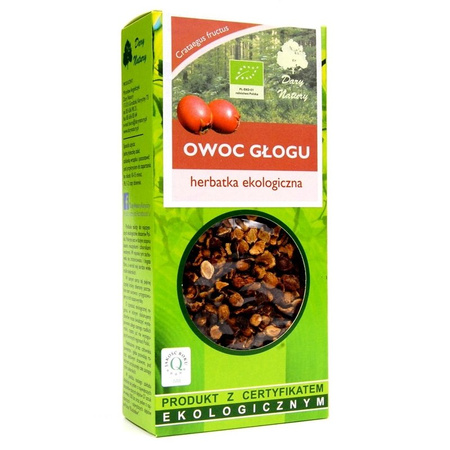 Dary Natury Owoc Głogu herbatka ekologiczna 100% EKO 100g