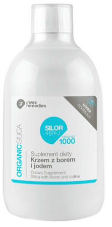 Invex Remedies Silor+B+J Krzem Z Borem i Jodem 500 Nowa Formuła 500ml