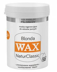 PILOMAX WAX Maska regenerująca BLONDA do włosów jasnych  NaturClassic 240 ml