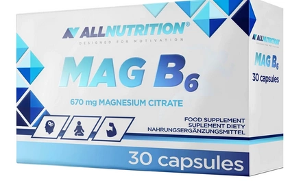 Allnutrition MAG B6 Magnesium citrate 30 kapsułek