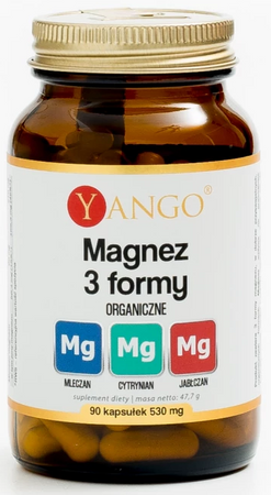 YANGO Magnez 3 formy 90 kapsułek