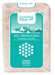 Crystalline Planet sól himalajska różowa drobno mielona 600g