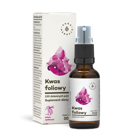 AURA HERBALS KWAS FOLIOWY 30ML DATA 04/19+2SEZAM