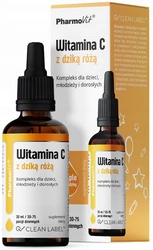 PharmoVit Witamina C z dziką różą krople 30ml