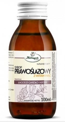 HERBAPOL KRAKÓW Syrop prawoślazowy z witaminą C łagodzi gardło i krtań  100ml 