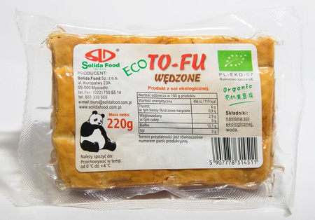 SOLIDA FOOD Tofu wędzone BIO 220g