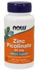 NOW Foods Zinc Picolinate pikolinian cynku 50mg 120 vege kapsułek