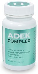 Visanto Witamina ADEK COMPLEX A+D3+E+K2 MK-7 60 kapsułek żelowych