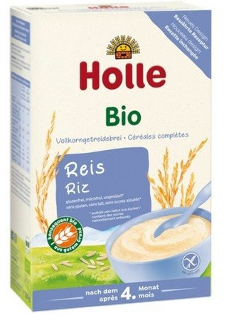 HOLLE Kaszka ryżowa bezmleczna od 4 miesiąca życia EKO 250g