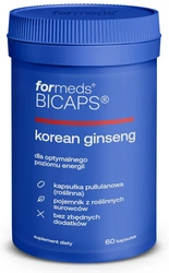 ForMeds BICAPS korean ginseng żeń-szeń 60 kapsułek