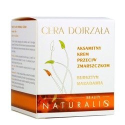 CERA DOJRZAŁA Krem przeciw zmarszczkom bursztyn, makadamia 50ml NATURALIS