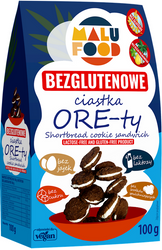 MALU FOOD Ciastka ORE-ty bezglutenowe bez cukru 100g