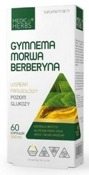 Medica Herbs Gymnema Morwa Berberyna 60 kapsułek