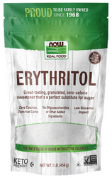 NOW Foods Erythritol erytrytol czysty 454g