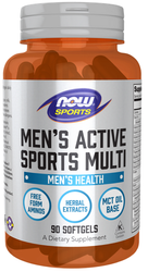 NOW Foods Men's Active Sports Multiwitamina 90 kapsułek