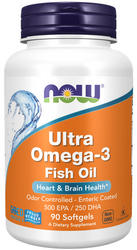 NOW Foods Ultra Omega 3 500EPA 250DHA 90 kapsułek