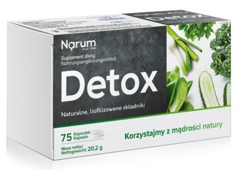 Narum Detox pełna kuracja 75 kapsułek