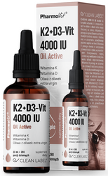 PharmoVit Witamina K2+D3-Vit 4000IU krople 30ml