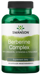 Swanson Berberine Complex berberyna 90 kapsułek