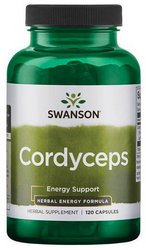 Swanson Cordyceps 600mg 120 kapsułek