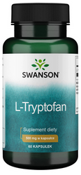 Swanson L-Tryptophan tryptofan 500mg 60 kapsułek