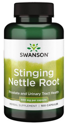 Swanson Stinging Nettle Root pokrzywa 500mg 100 kapsułek